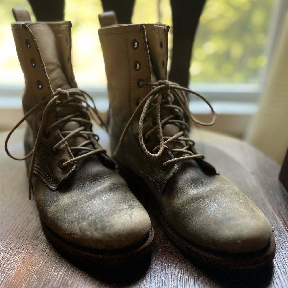 Frye Veronica Combat Boots